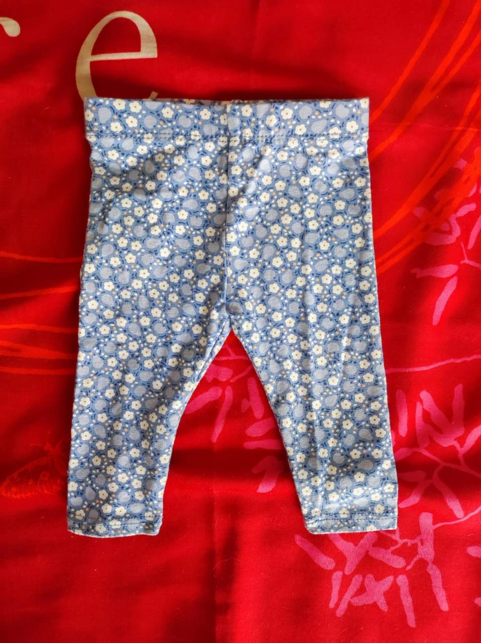 Blue floral leggings – photo 2